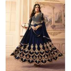 SA-103 NAVY BLUE SAJJAN ALAAMIN PUNJABI STYLE ANARKALI OUTFIT SA-103 NAVY BLUE SAJJAN ALAAMIN PUNJABI STYLE ANARKALI OUTFIT