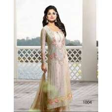 SANO SPEICAL 1004 BEIGE GEORGETTE PAKISTANI STYLE SUIT 