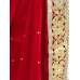 Red Winter Fancy Embroidered Velvet Shawl