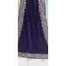 Purple Winter Velvet Evening Shawl