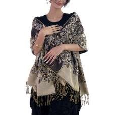 Coffee Brown Pashmina Scarf