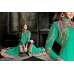 Green Princess Dress Purple Trouser Anarkali 