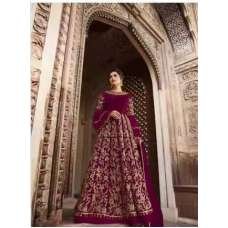 Purple Indian Designer Wedding Dress