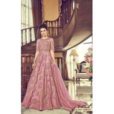 BLUSH PINK INDO WESTERN STYLE WEDDING GOWN