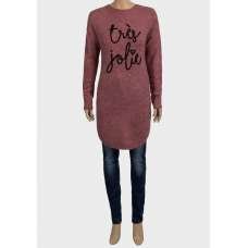 Blush Slogan Ladies Jumper Dress