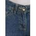 Ladies Designer Straight Cut 5-Pocket Denim Jeans