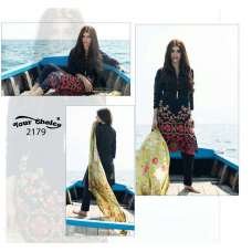 BLACK PAKISTANI STYLE LAWN COTTON SALWAR KAMEEZ 