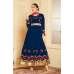 Blue Red Indian Party Dress Anarkali Suit Plus Size Readymade Blue Red Indian Party Dress Anarkali Suit Plus Size Readymade
