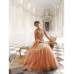 Peach Indian Net Dress Designer Wedding Lehenga/Palazzo Peach Indian Net Dress Designer Wedding Lehenga/Palazzo