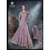 PURPLE NET SILK SIDE SLIT INDIAN WEDDING DRESS