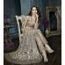 Grey Heavy Indian Anarkali Suit Wedding Party Gown