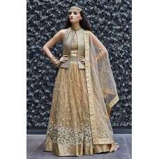 Golden Bridal Lehenga Indian Traditional Wedding Dress Golden Bridal Lehenga Indian Traditional Wedding Dress