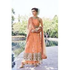 Orange Cocktail Indian Designer Dress Orange Cocktail Indian Designer Dress