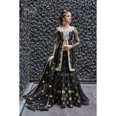 Evening Dress Black Embroidered Lehenga Choli Indian Evening Dress Black Embroidered Lehenga Choli Indian