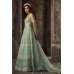 Sea Green Heavy Embroidered Bridesmaid Dress