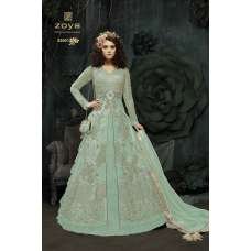 Firozi Party Wear Indian Dress Desi Bridal Wedding Gown