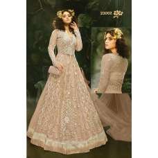 Mouse Colour Wedding Bridal Gown Indian Designer Suit