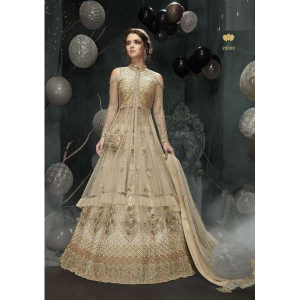 Gold Indian Designer Wedding & Bridal Gown