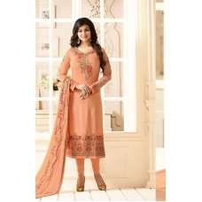 Orange Dress Party Wear Salwar Suit