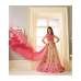 Pink Floral Dress Evening Gown Anarkali Suit Pink Floral Dress Evening Gown Anarkali Suit